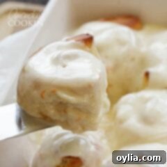 Easy Orange Sweet Rolls 2 frosted orange rolls