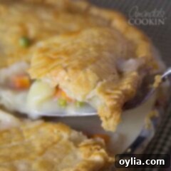 Delicious homemade chicken or turkey pot pie, a comforting meal for any occasion!