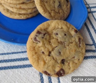 Buttermilk's Secret to Soft Chocolate Chip Cookies 2 Buttermilk Chocolate Chip Cookies - perfectly round, soft and chewy!