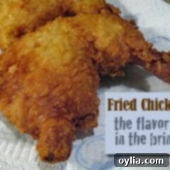 Ultimate Crispy Fried Chicken 2 A close up photo of a piece of crispy fried chicken.