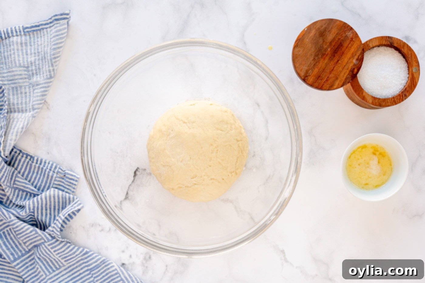 dough in a bowl