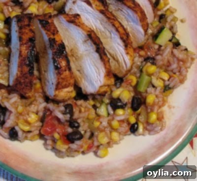 Spicy Baja Chicken with Black Beans and Rice