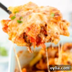 Savory Layered Pasta Dream 6 spoon of baked ziti