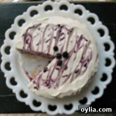 Vanilla Bean Mulberry Cake