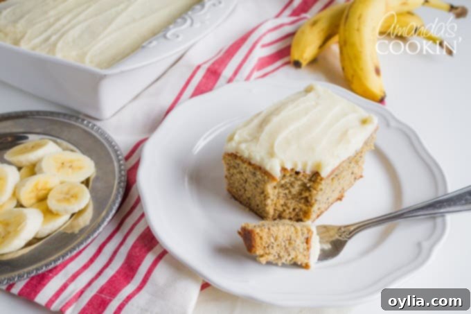 A perfectly baked banana cake, un-frosted