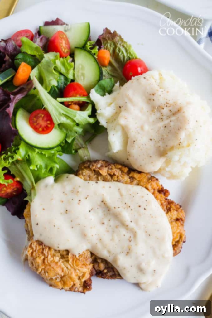 Chicken Fried Steak with gravy