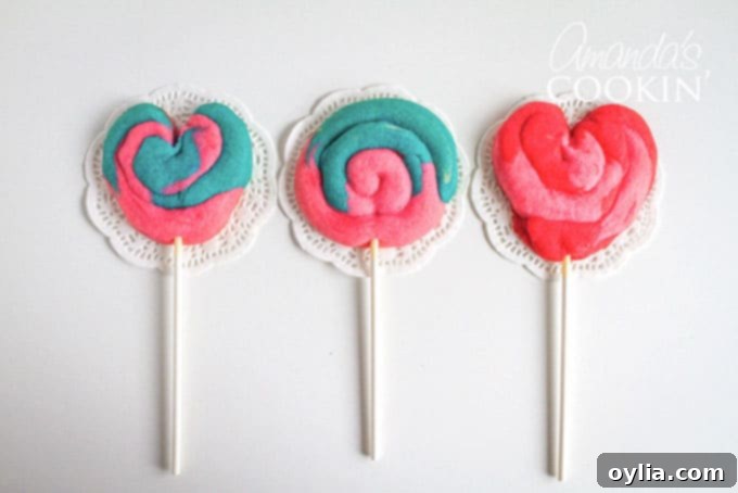 Preview image of the Valentine Play Dough Cookie Pops Recipe Card, showing ingredients and steps in a condensed format
