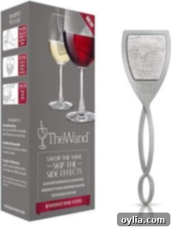 The Wand Wine Filter by PureWine product image, designed to remove histamines and sulfites from wine.