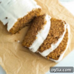 sliced cantaloupe quick bread