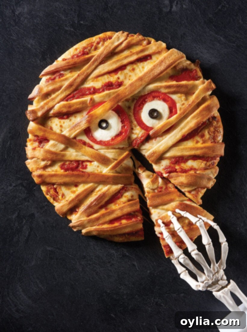 Spooky-Fun Halloween Bites 4 mummy pizza