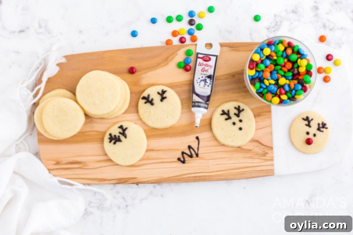 cookies, candy, decorator gel