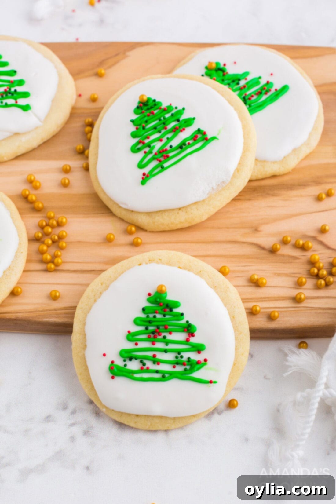 christmas tree cookies