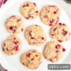White Chocolate Cranberry Cookies