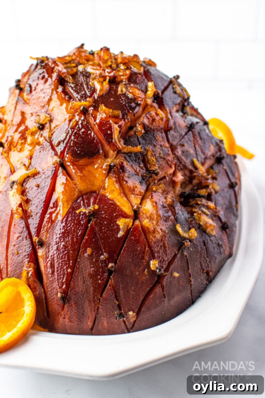 glazed ham with cloves