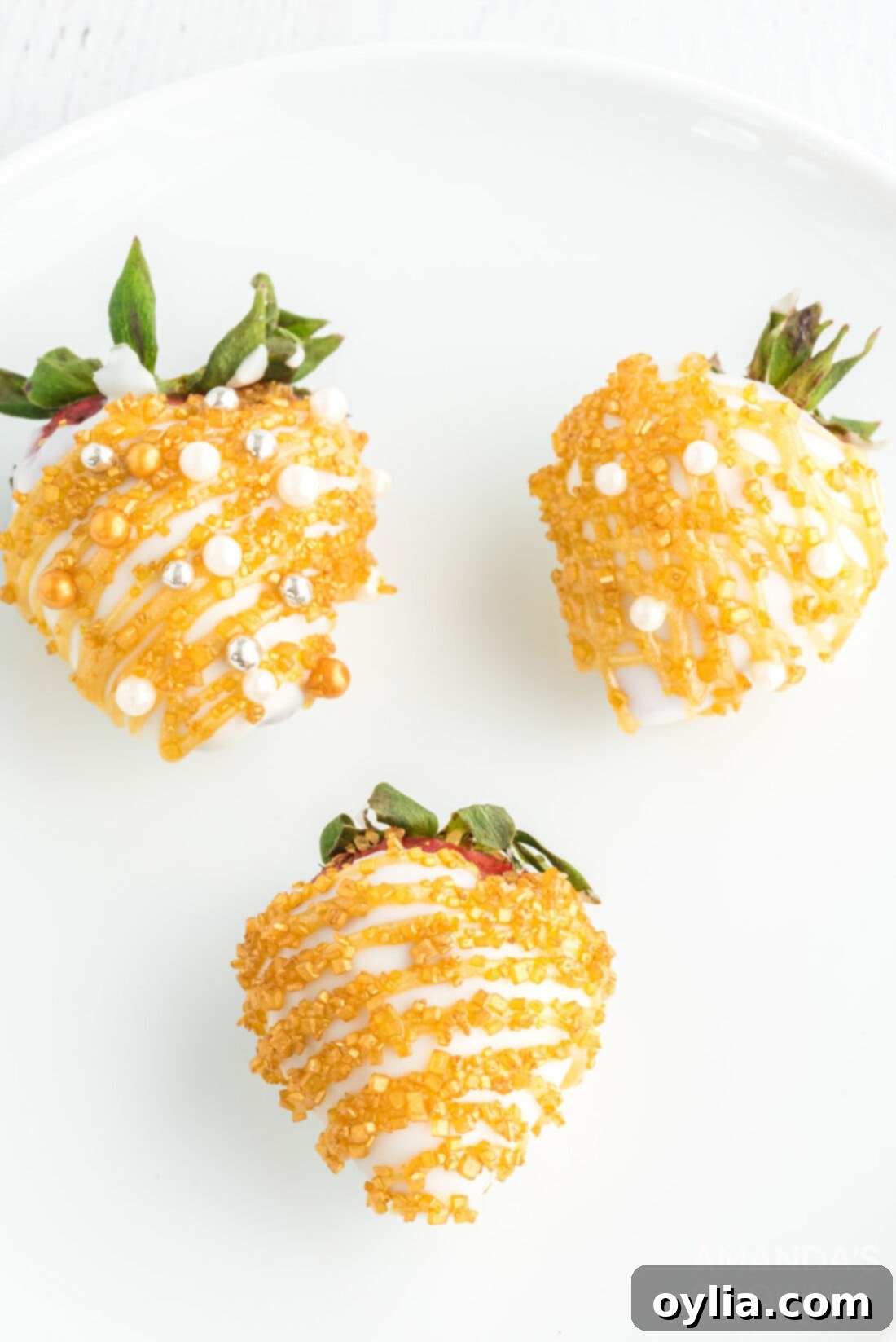decorated strawberries