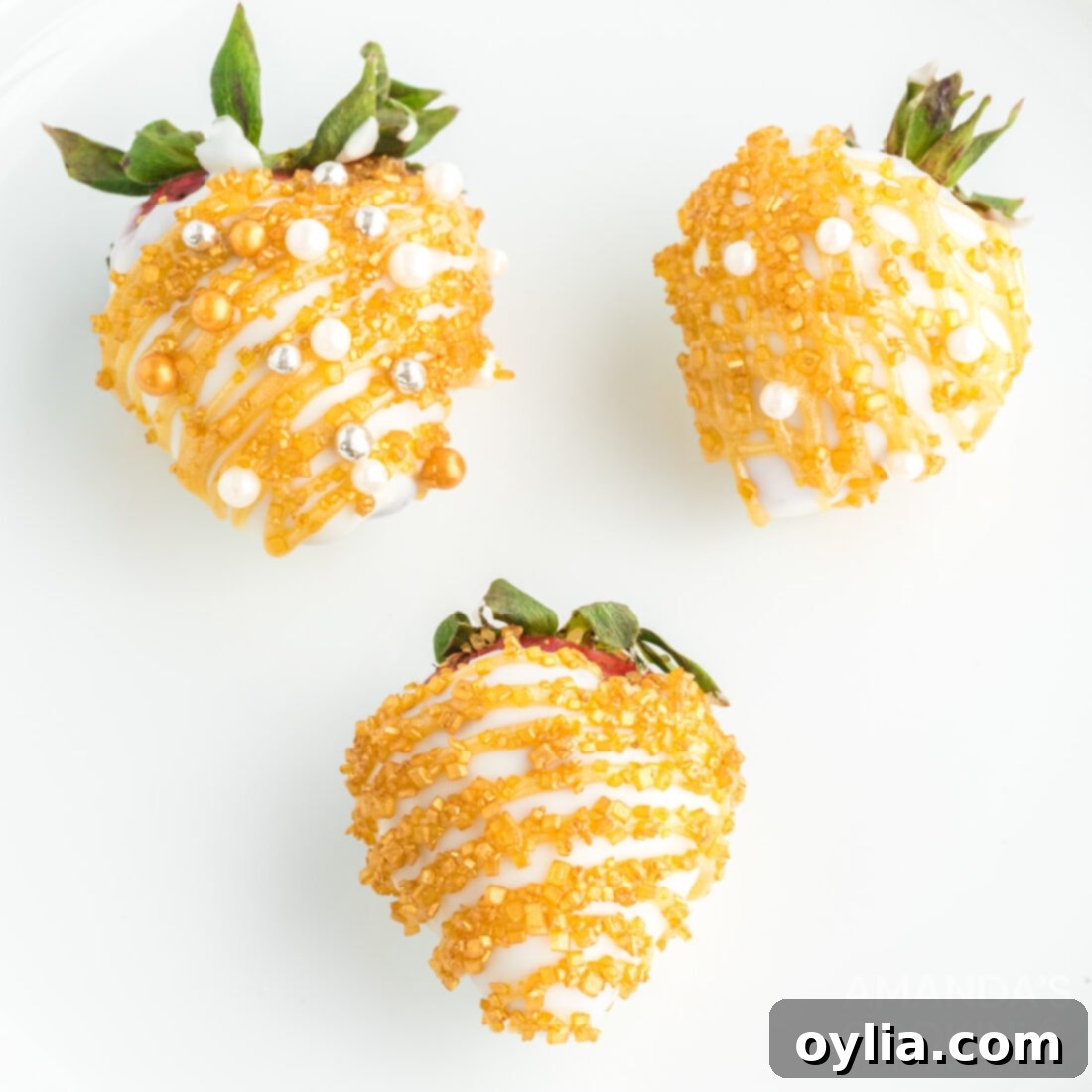 decorated strawberries