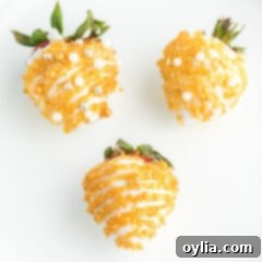 decorated strawberries