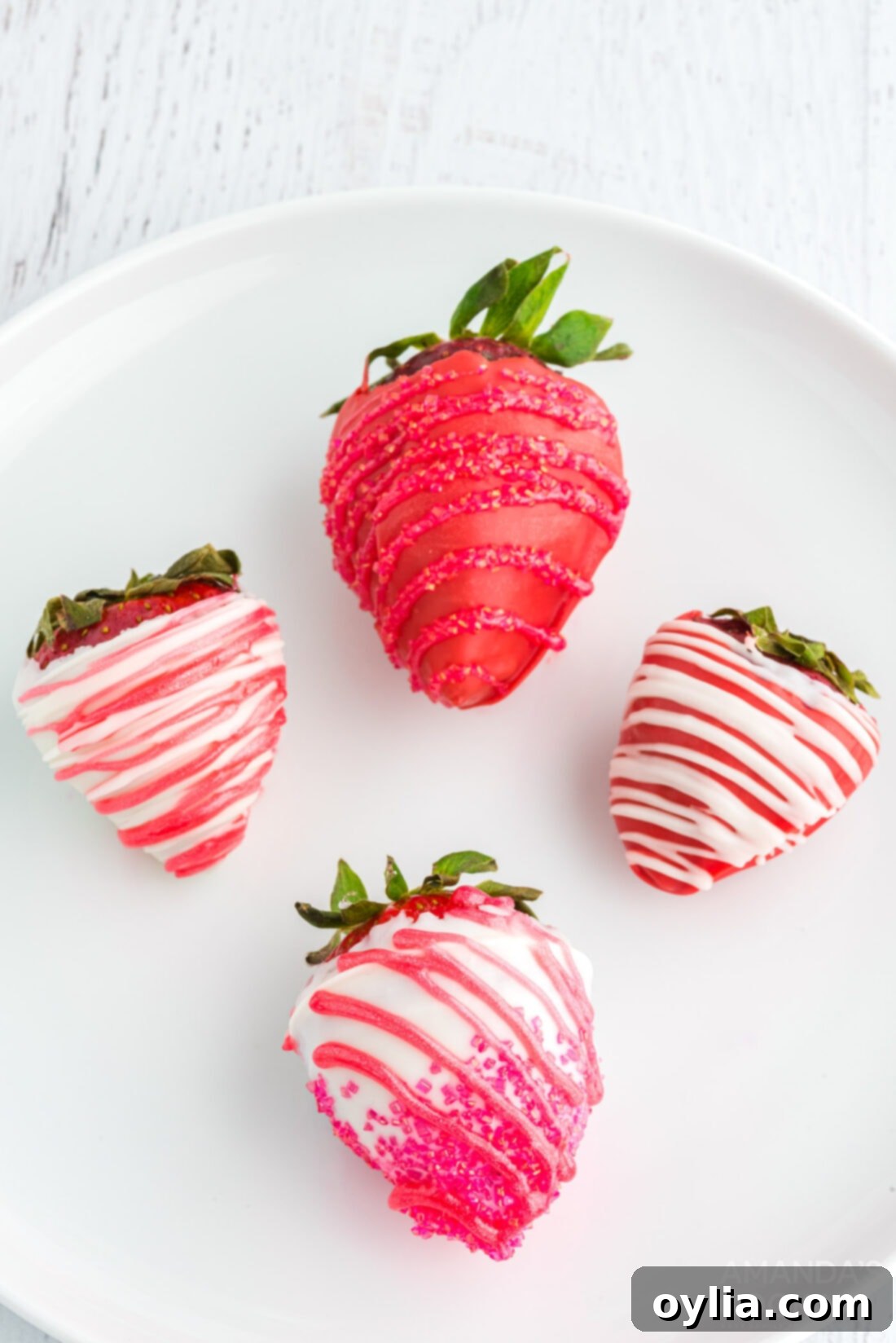decorated chocolate covered strawberries