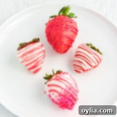 decorated chocolate covered strawberries