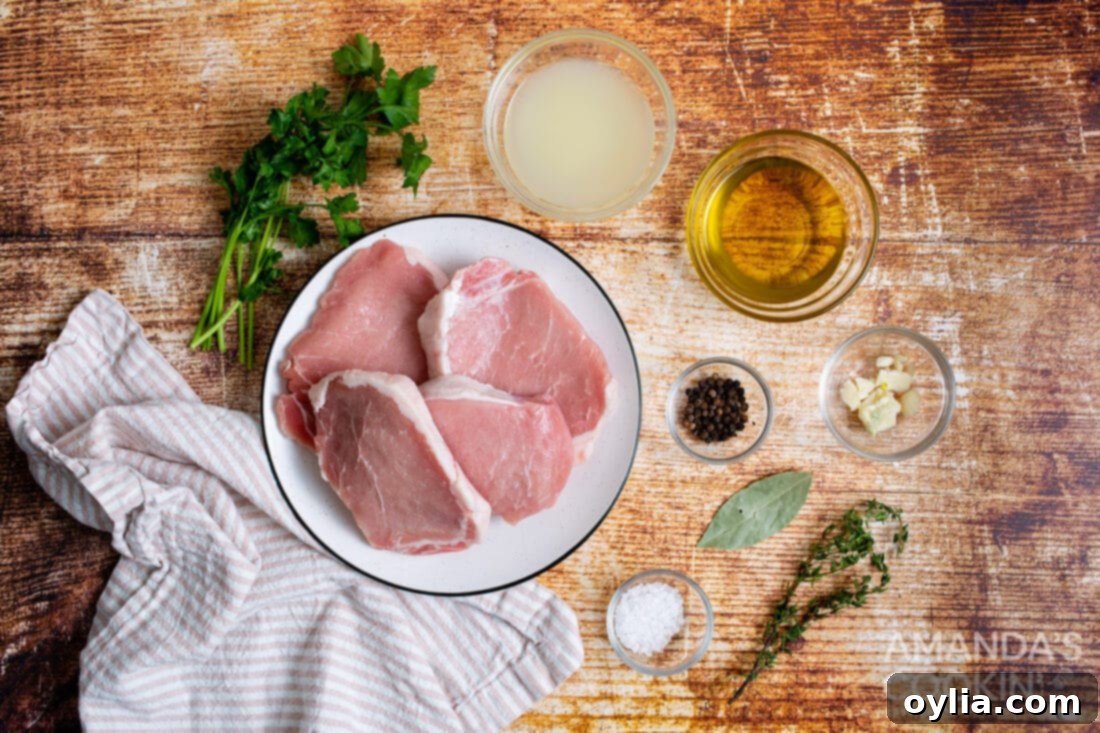 Crispy Air Fryer Pork Chops 4 ingredients for air fryer pork chops
