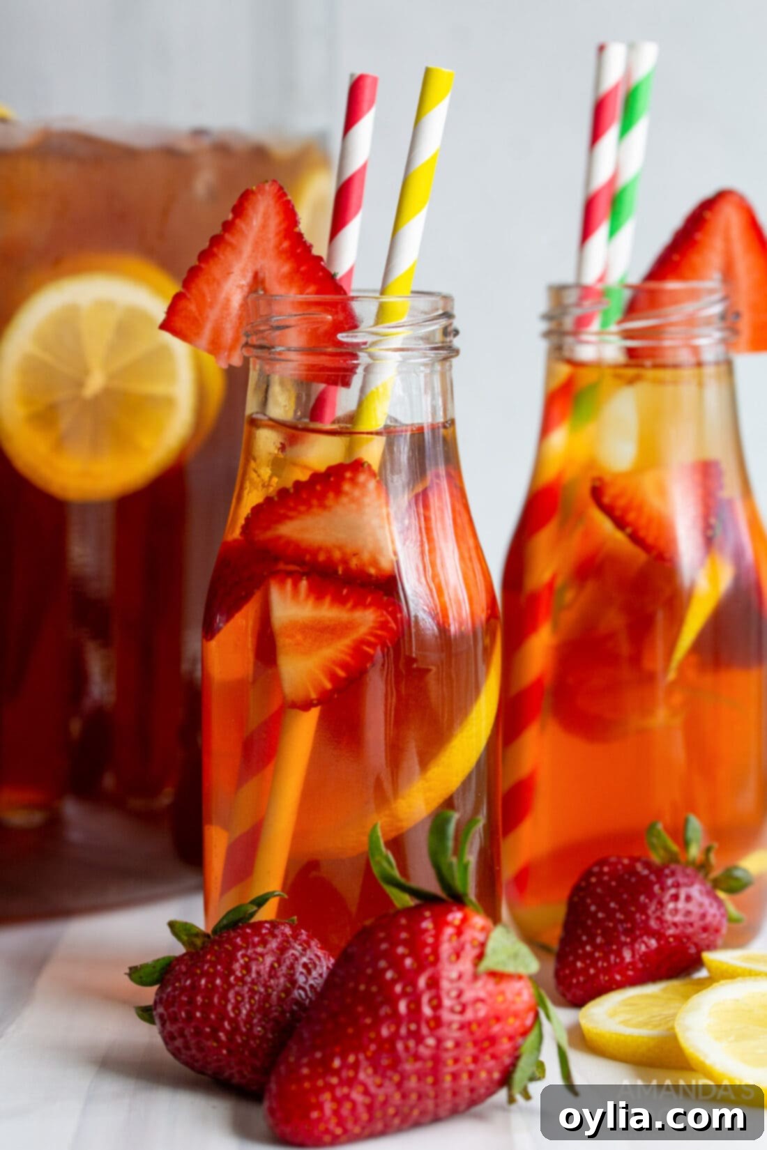 strawberry sweet tea