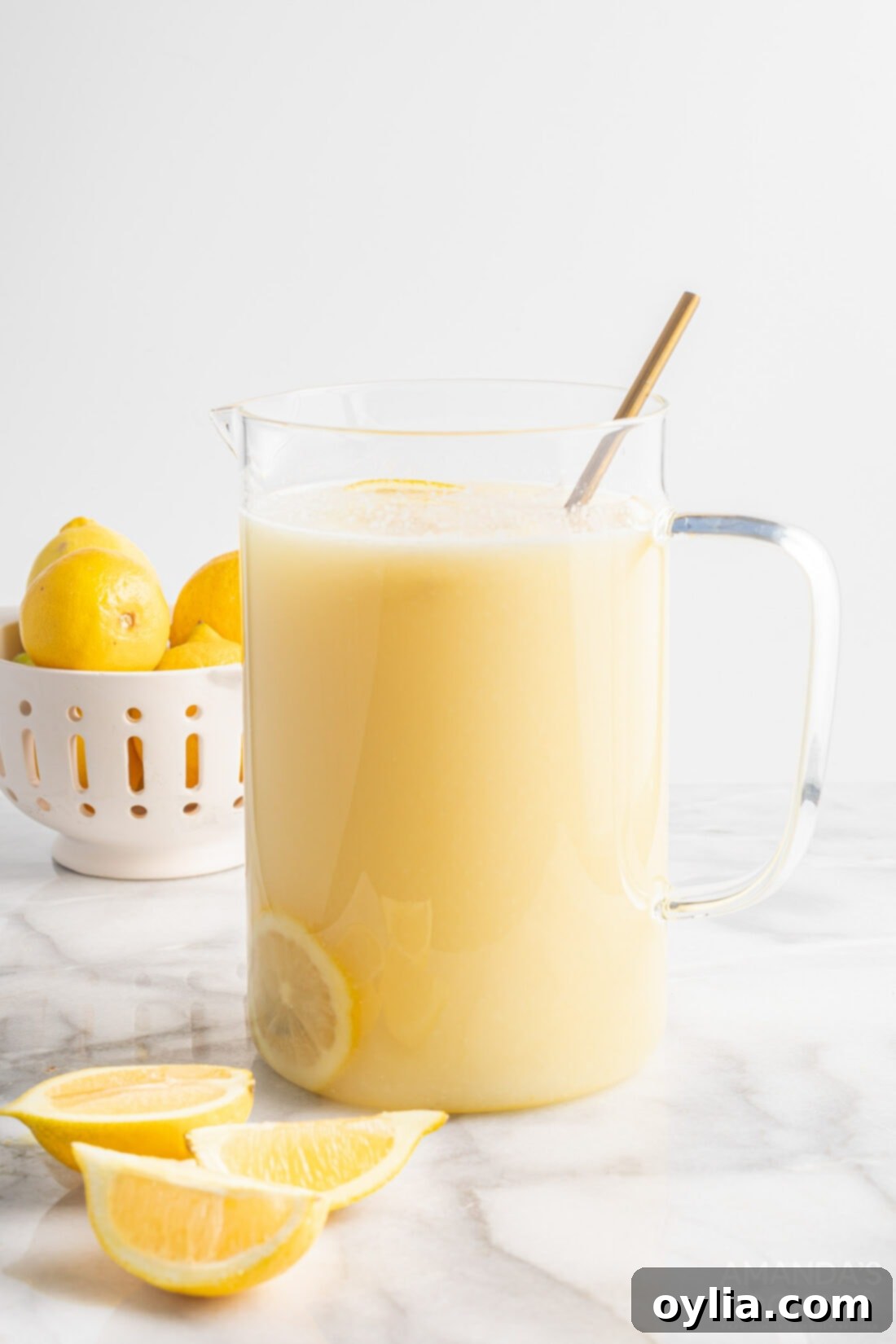 pitcher of Frozen Lemonade