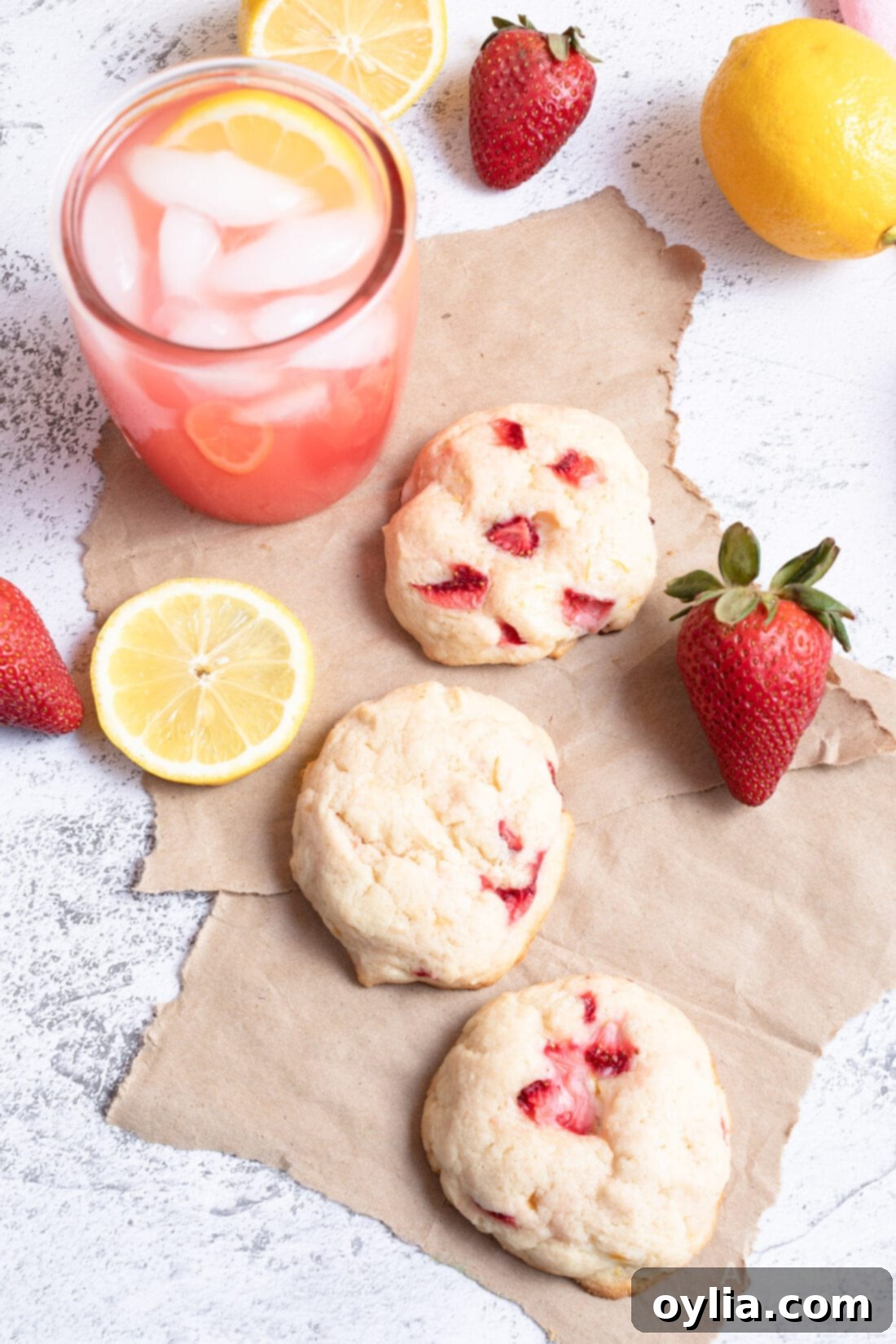 Refreshing Strawberry Lemonade Cookies 15 Strawberry Lemonade Cookies