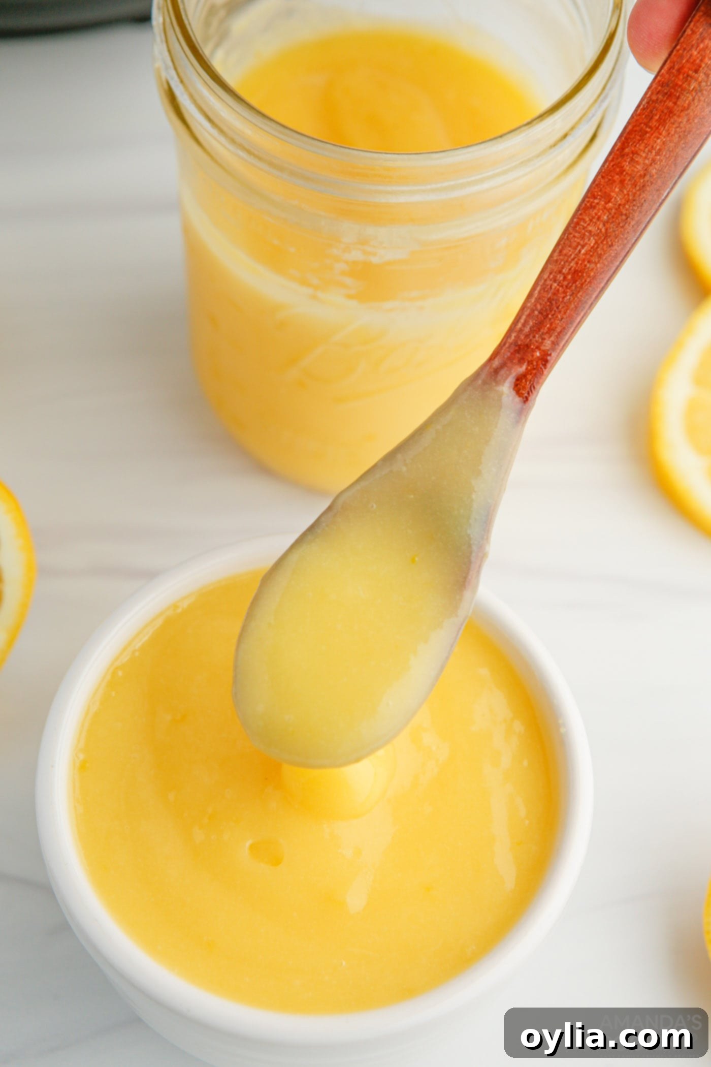 spoonful of lemon curd