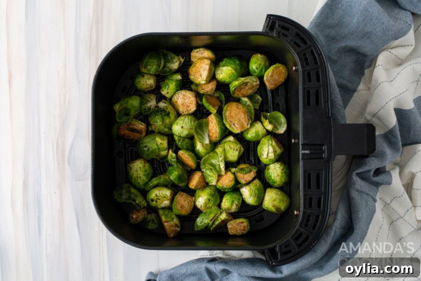 brussels sprouts in the air fryer