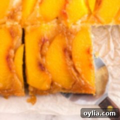 Golden Peach Upside Down Cake 14 sliced Peach Upside Down Cake