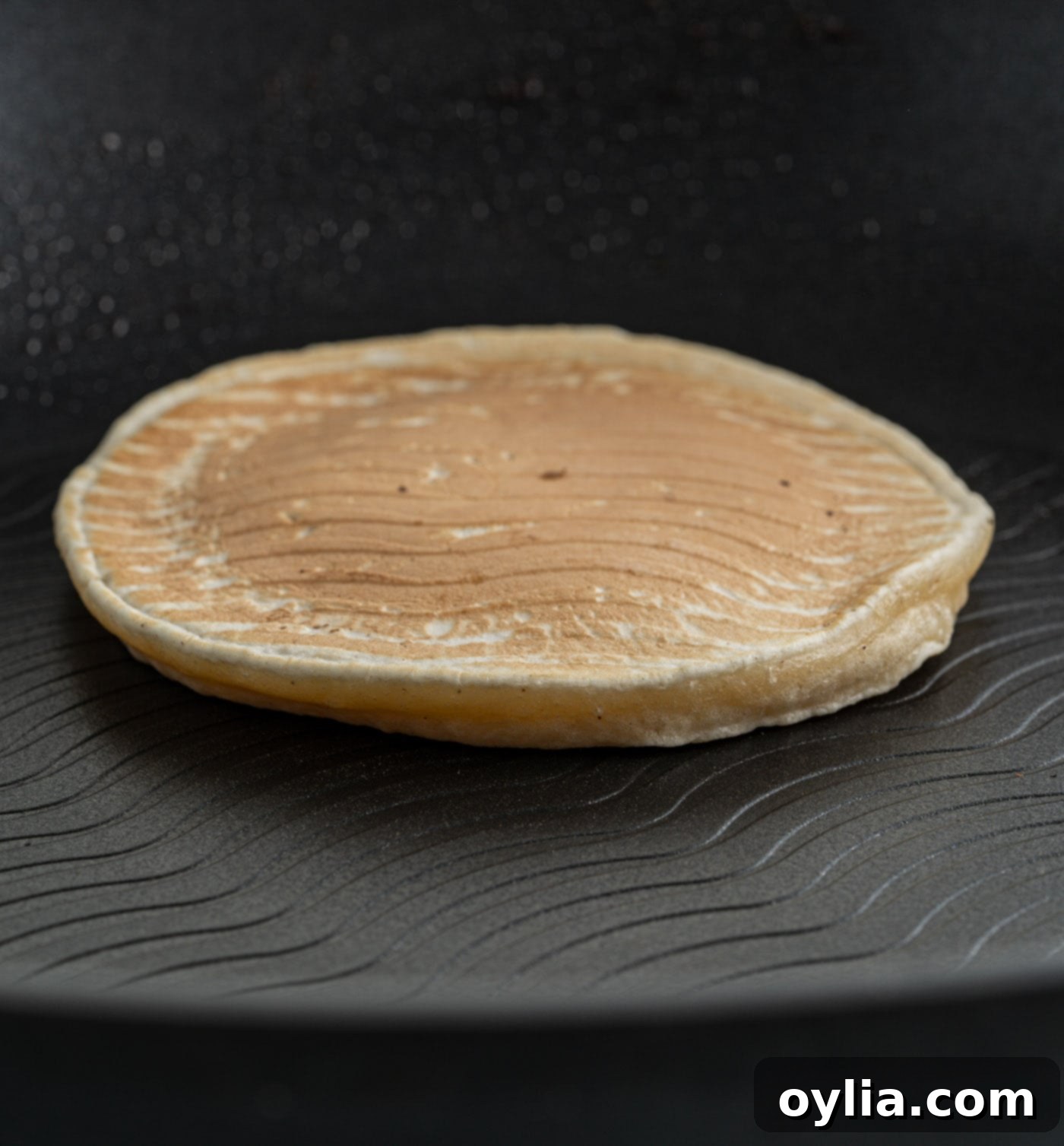 pancake on a griddle