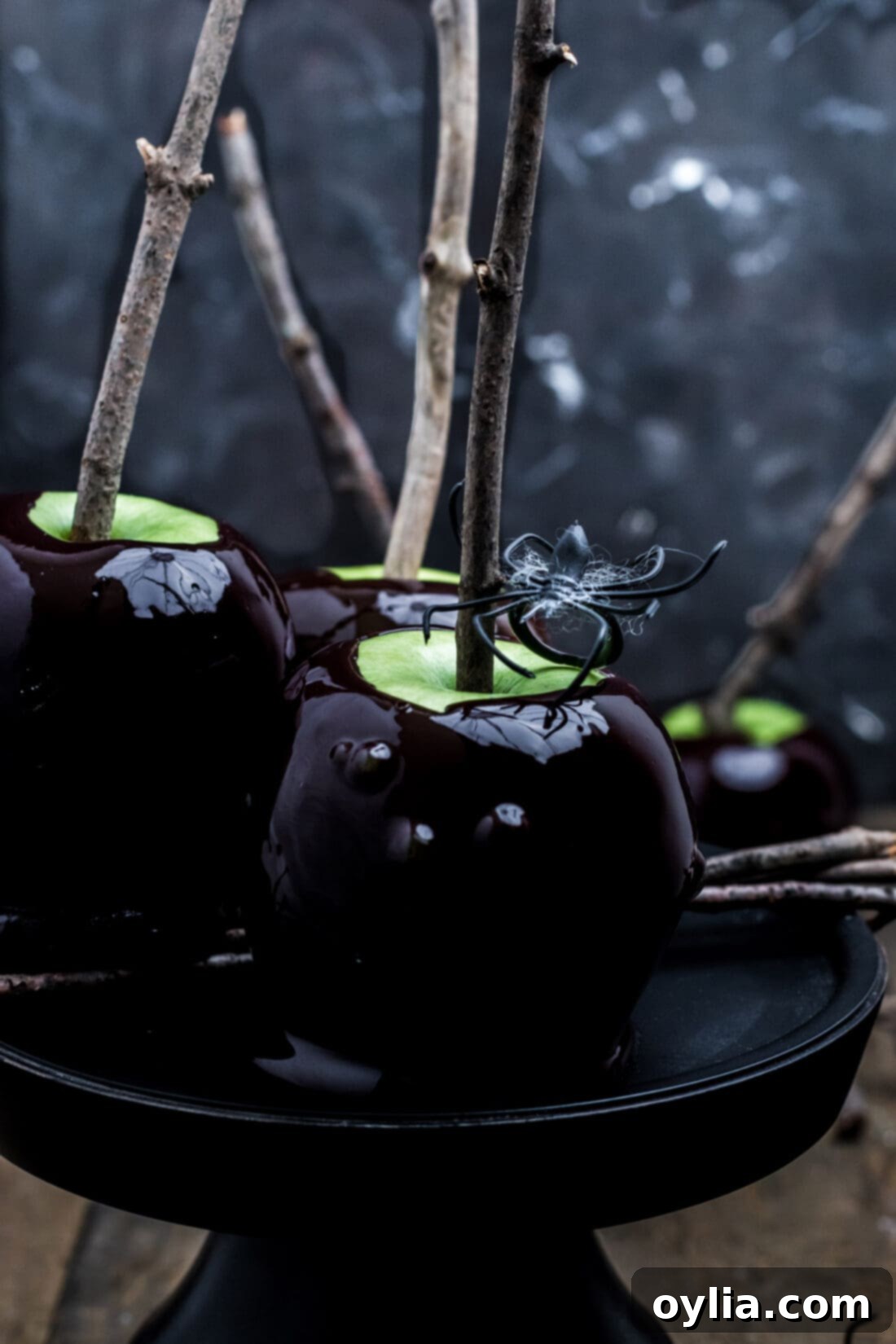 Halloween Caramel Apples