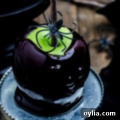Halloween Caramel Apple