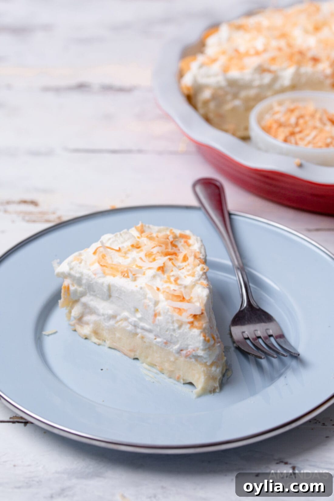 slice of Coconut Cream Pie
