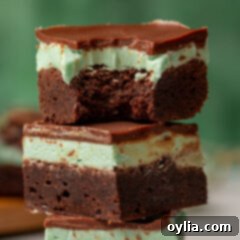 Decadent Chocolate Mint Brownies 14 Chocolate Mint Brownies
