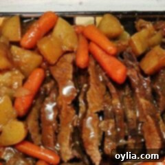 Tender Slow Cooker Java Brisket 2 A featured image of the Slow Cooker Java Brisket, showcasing its rich color and tender texture, ready to be served.