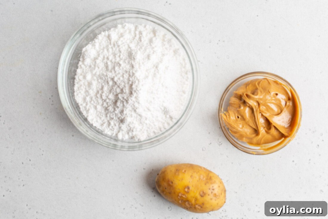 ingredients for Potato Candy