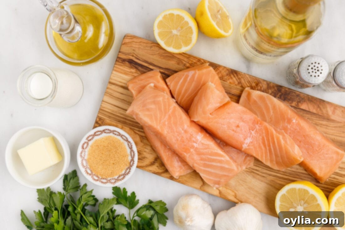 Baked Salmon ingredients