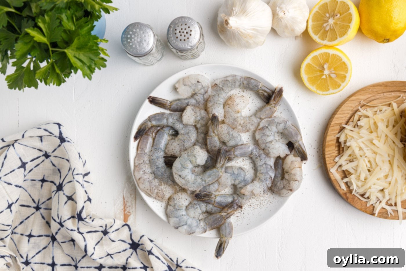 seasoned shrimp on a plate