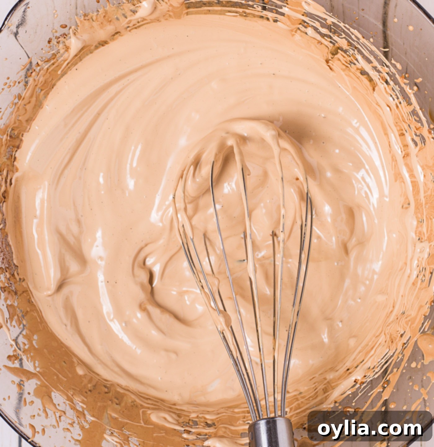 whipped coffee in a bowl