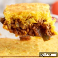 Sloppy Joe Cornbread Casserole