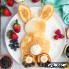 Bunny Butt Pancakes