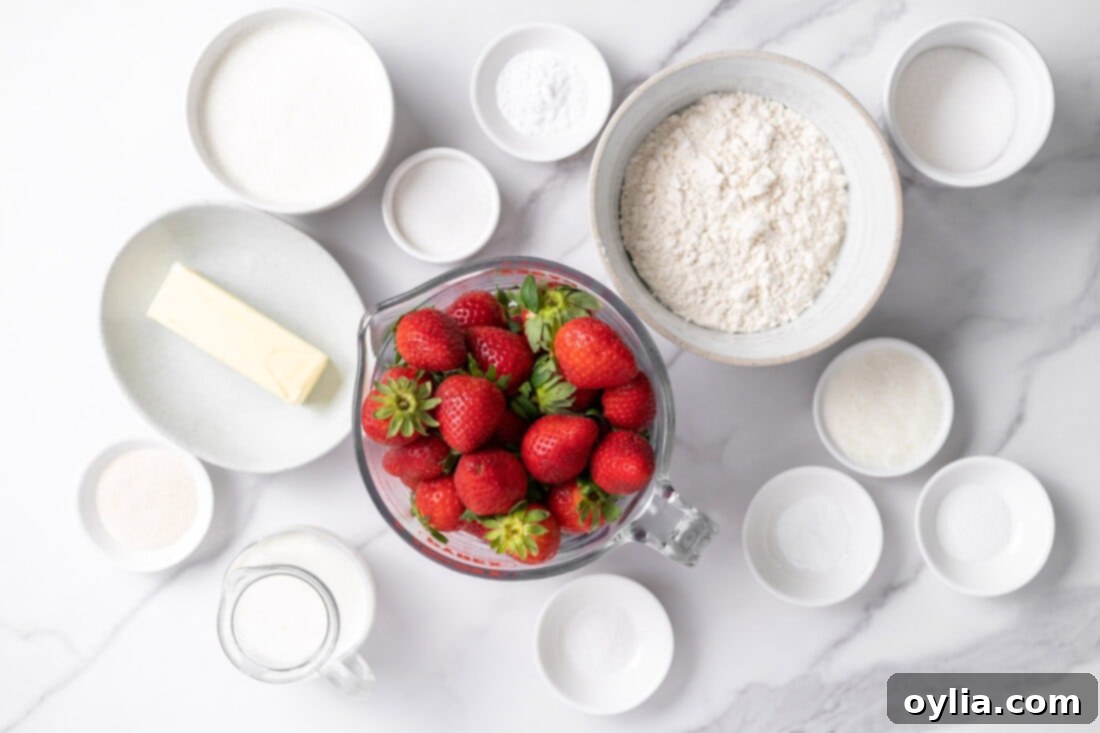 Strawberry Cloud Kisses 4 Strawberry Shortcake ingredients