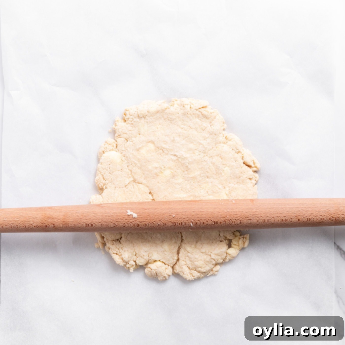 rolling biscuit dough 