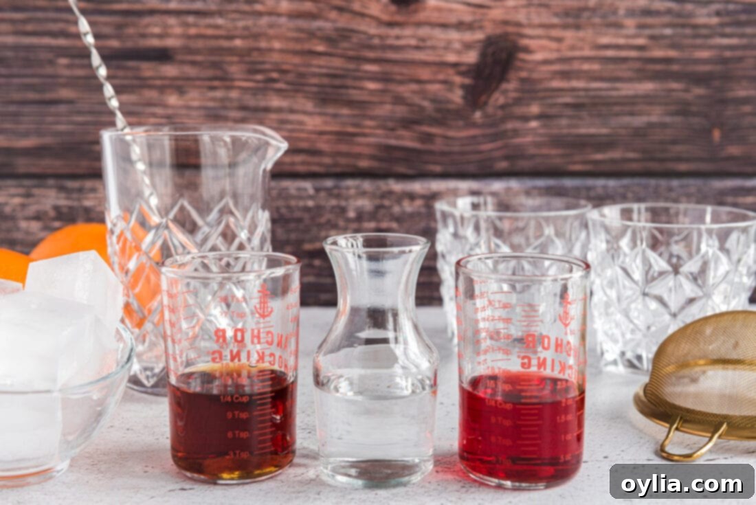The Italian Standard 4 Negroni ingredients