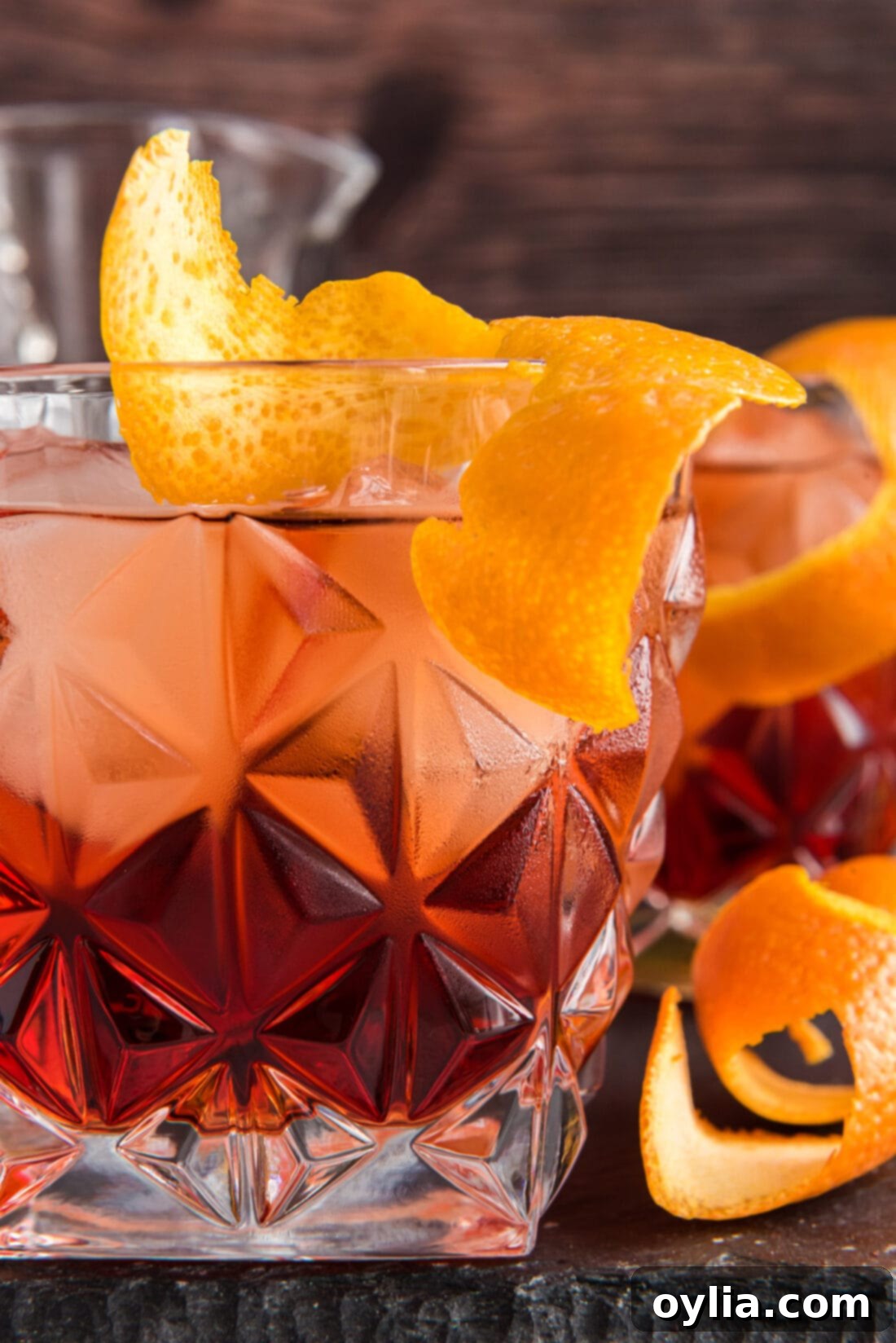 The Italian Standard 7 close up of glass of Negroni