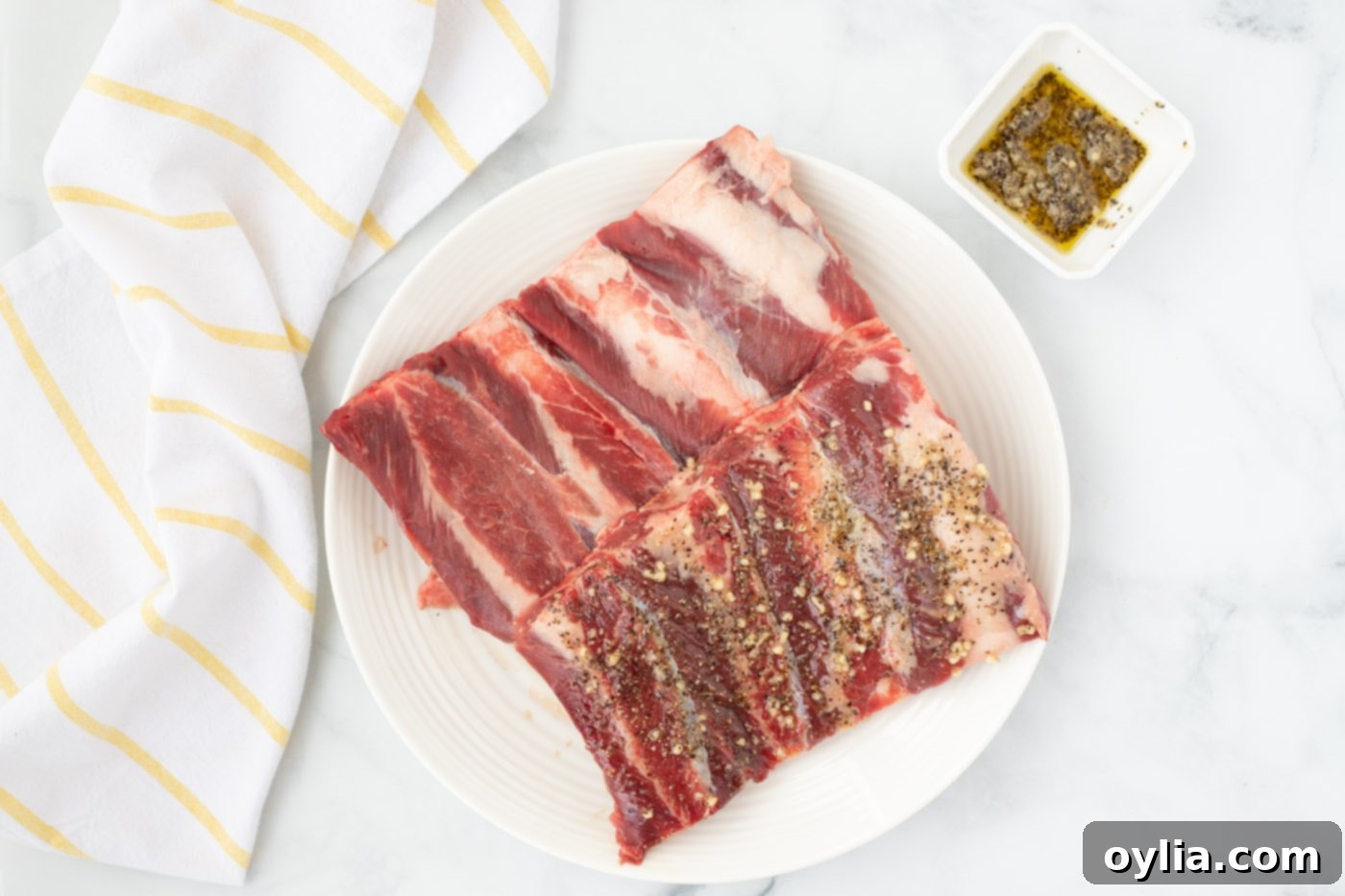 seasoned beef riblets