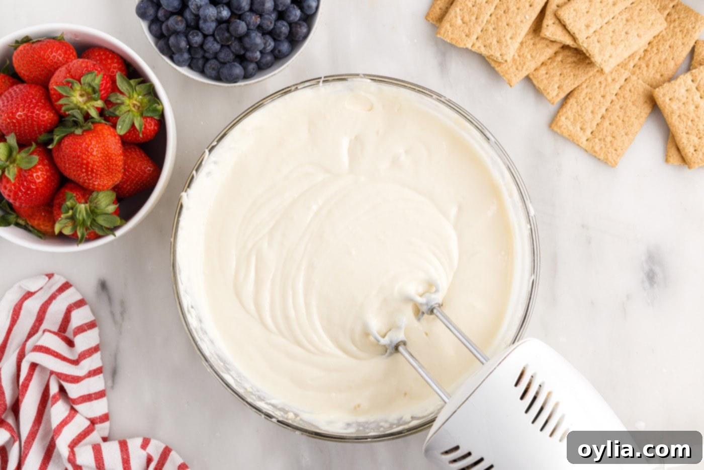 cream cheese mixture for icebox cake