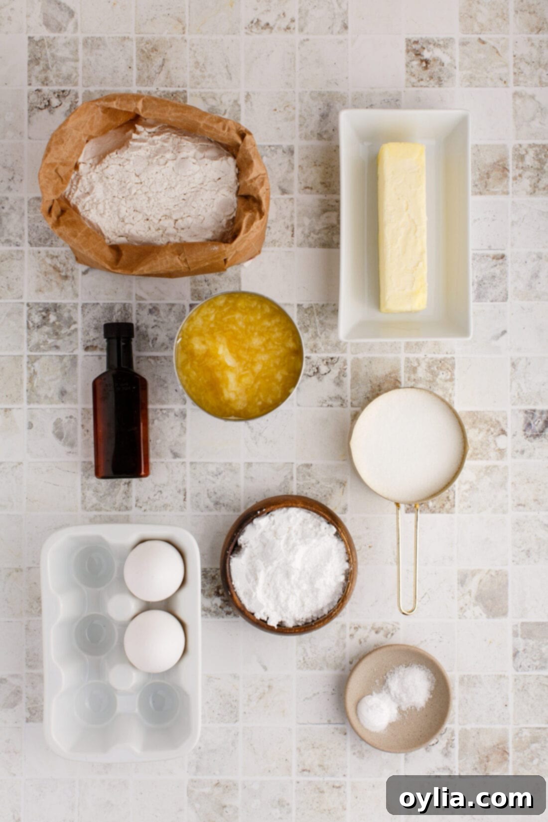 Pineapple Quick Bread ingredients