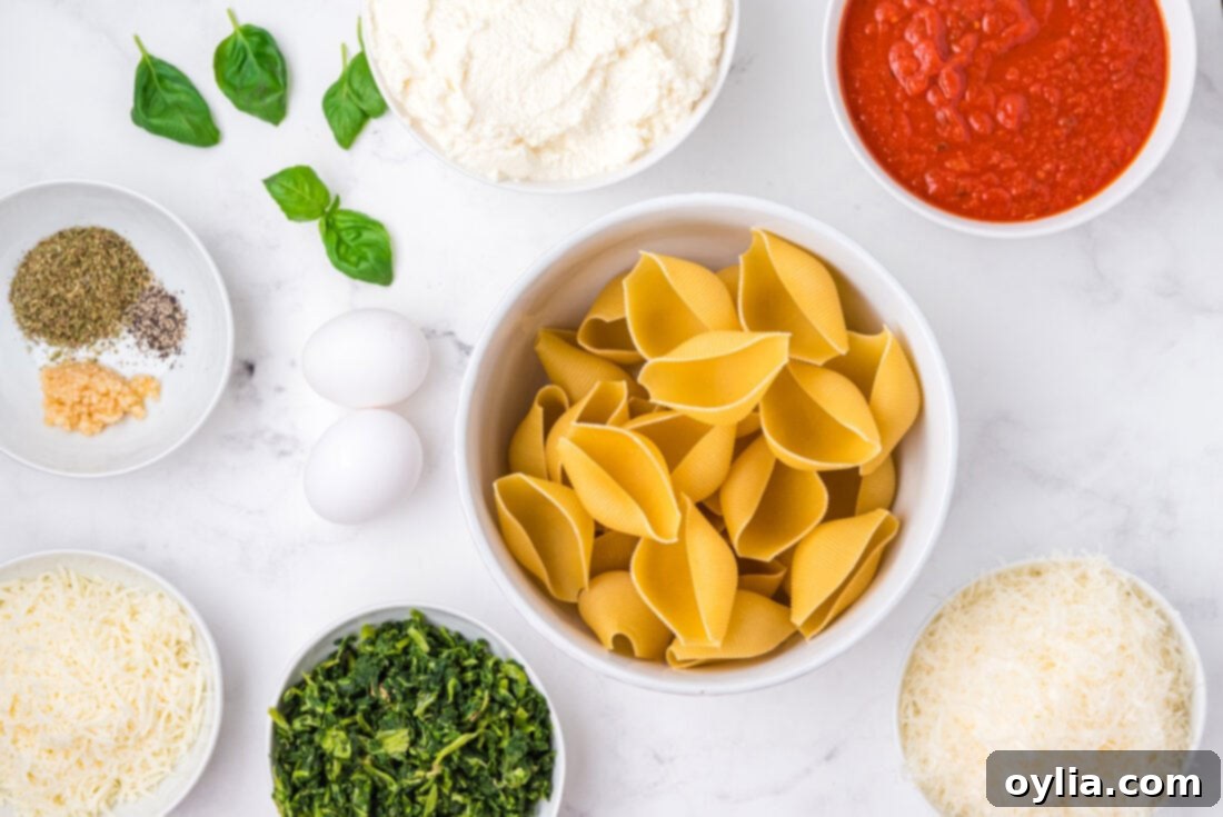 Stuffed Shells ingredients